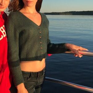 Vintage Cropped Cardigan